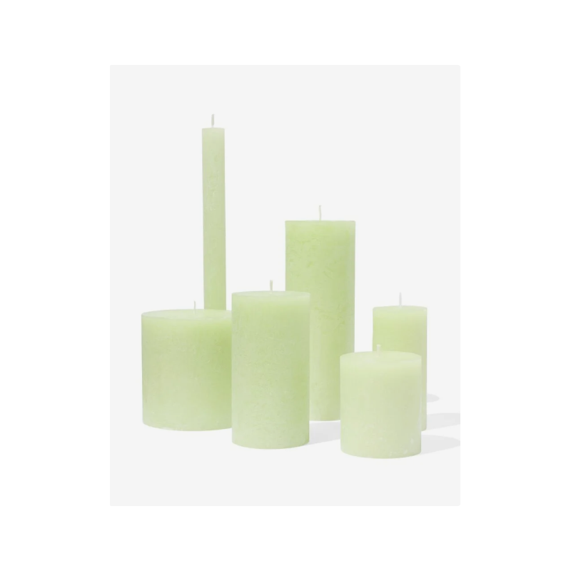Set de bougies décoratives - Lot de 6 pièces