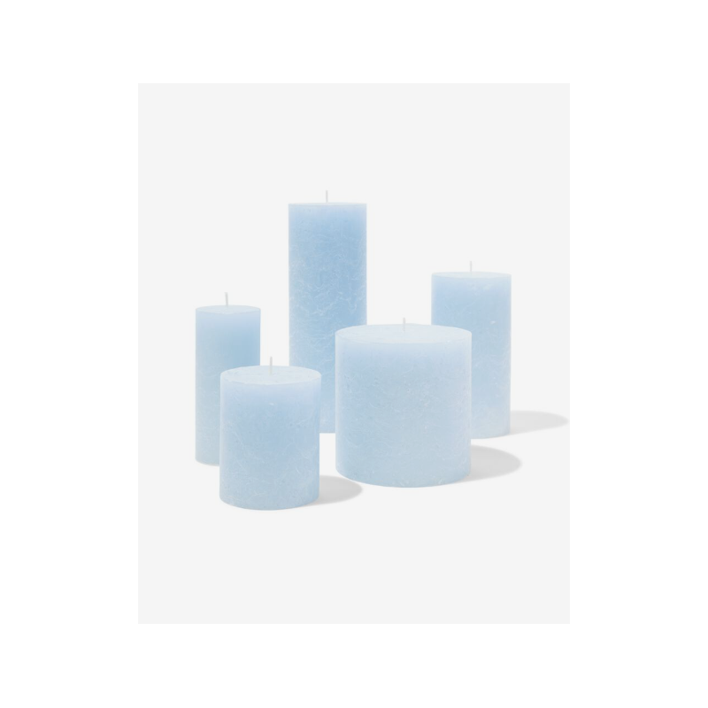 Set de bougies décoratives - Lot de 6 pièces