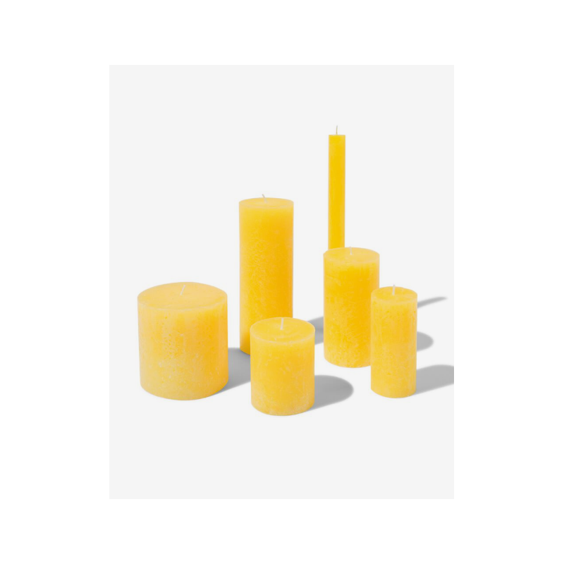 Set de bougies décoratives - Lot de 6 pièces