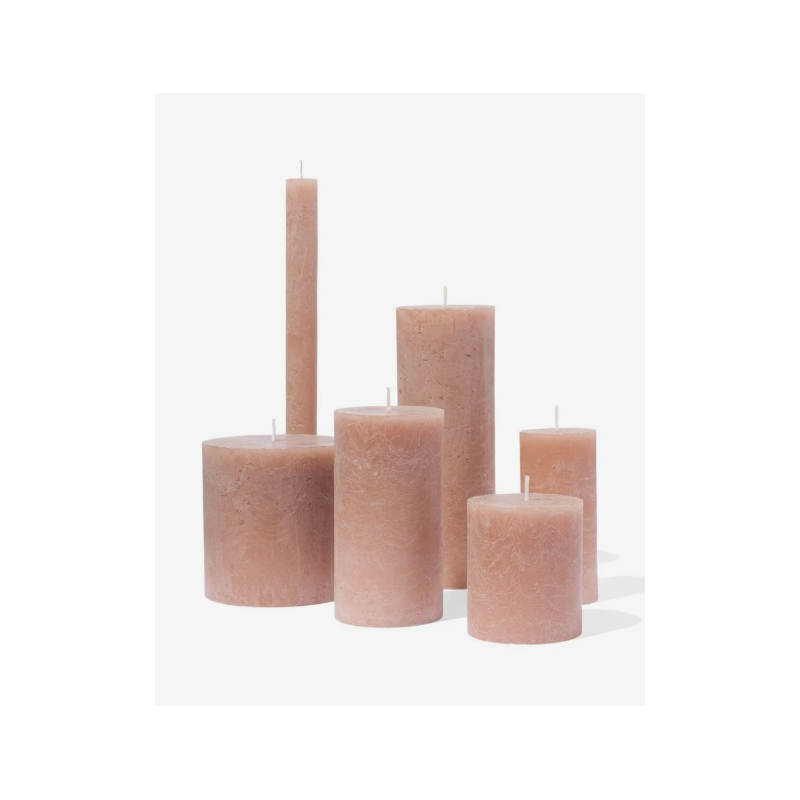 Set de bougies décoratives - Lot de 6 pièces